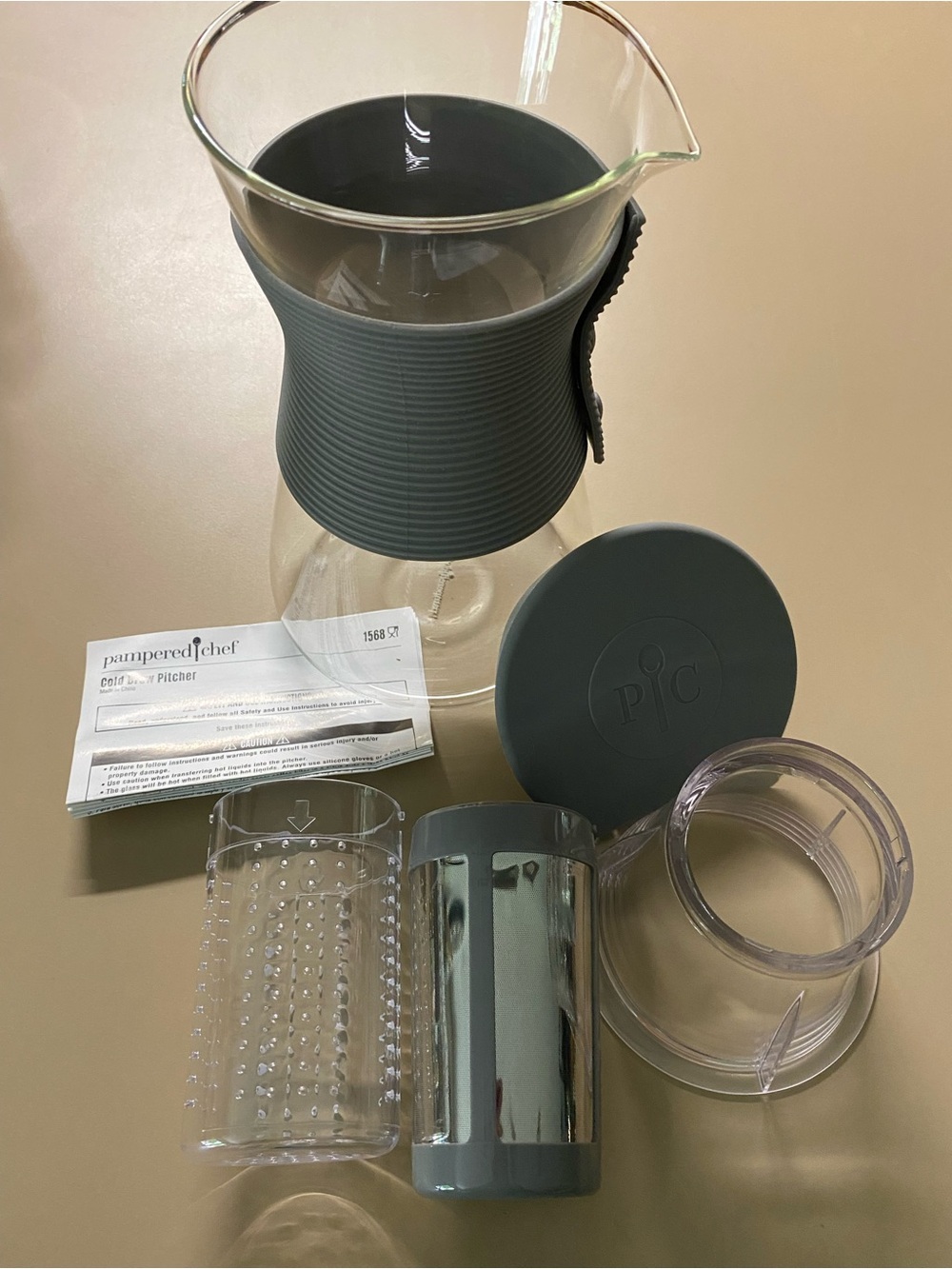 Pampered Chef Cold Brew Pitcher